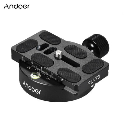 Aluminum Alloy Quick Release Assembly Tripod Head Disc Clamp Adapter W PU70 Quick Release Plate Compatible for Arca Swiss
Aluminum Alloy Quick Release Assembly Tripod Head Disc Clamp Adapter W PU70 Quick Release Plate Compatible for Arca Swiss