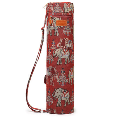 ELENTURE Full-Zip Exercise Yoga Mat Carry Bag with Multi-Functional Storage Pockets ---Red&Elephant
ELENTURE Full-Zip Exercise Yoga Mat Carry Bag with Multi-Functional Storage Pockets ---Red&Elephant