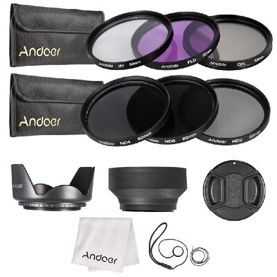 49mm 52mm 55mm 58mm 62mm 67mm 72mm UV CPL FLD ND 2 4 8 Lens Filter Kit Pouch Hood Cap for Canon Nikon X9I6
49mm 52mm 55mm 58mm 62mm 67mm 72mm UV CPL FLD ND 2 4 8 Lens Filter Kit Pouch Hood Cap for Canon Nikon X9I6