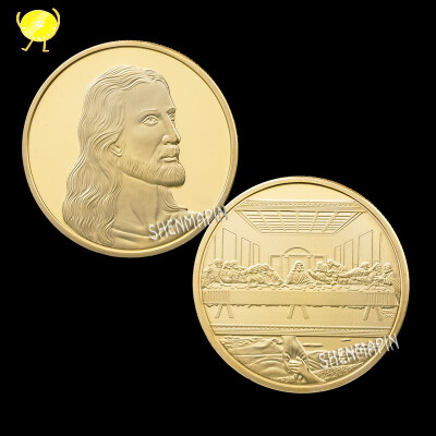 Italian artist Da Vinci Commemorative Coin Jesus Christ Saints Challenge Coin Last Supper Gilded Souvenir Art Collectibles
Italian artist Da Vinci Commemorative Coin Jesus Christ Saints Challenge Coin Last Supper Gilded Souvenir Art Collectibles