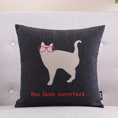 Vintage Decorative Home Cotton Linen Pillow Case Cover Living Room Bed Chair Seat Waist Throw Cushion Lovely Cat Pillowcases
Vintage Decorative Home Cotton Linen Pillow Case Cover Living Room Bed Chair Seat Waist Throw Cushion Lovely Cat Pillowcases