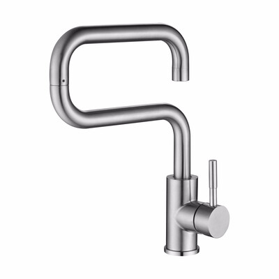 304 stainless steel kitchen faucet Rotary folding sink hot&cold faucet 
304 stainless steel kitchen faucet Rotary folding sink hot&cold faucet