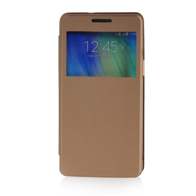 MOONCASE View Window Leather Side Flip Wallet Pouch Slim Shell Back Case Cover For Samsung Galaxy A5 Gold
MOONCASE View Window Leather Side Flip Wallet Pouch Slim Shell Back Case Cover For Samsung Galaxy A5 Gold