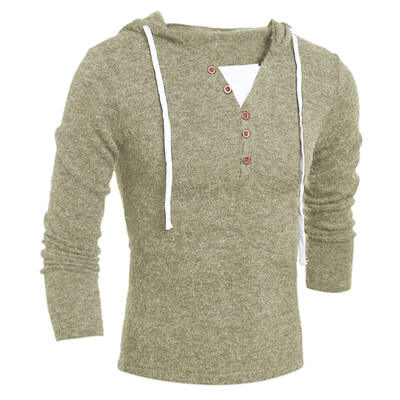 New Men's Fashion Winter Warm Boutique Drawstring Hooded Sweater Good Material Solid Color V-neck Pullovers
New Men's Fashion Winter Warm Boutique Drawstring Hooded Sweater Good Material Solid Color V-neck Pullovers