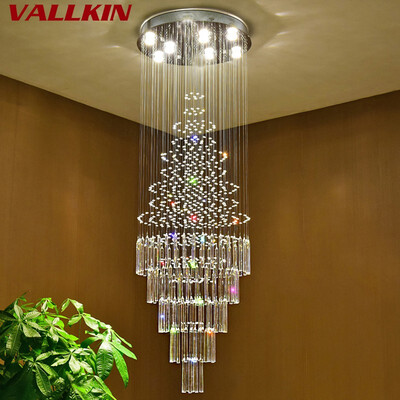 Stair Crystal Chandeliers Lights Crystal Chandelier Indoor Lighting Luxury Clear Glass Chandeliers Lamp Suspended Lamps
Stair Crystal Chandeliers Lights Crystal Chandelier Indoor Lighting Luxury Clear Glass Chandeliers Lamp Suspended Lamps