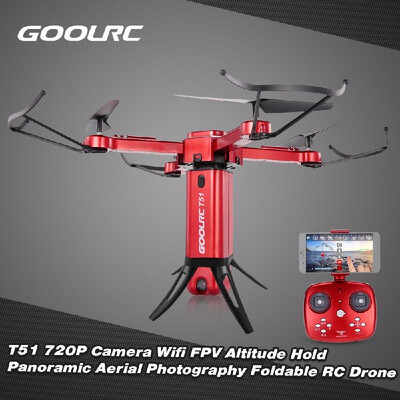 Romacci Original GoolRC T51 Rocket 360 24G 720P Camera Wifi FPV 360 Degree Panoramic Aerial Photography Altitude Hold Foldable RC
Romacci Original GoolRC T51 Rocket 360 24G 720P Camera Wifi FPV 360 Degree Panoramic Aerial Photography Altitude Hold Foldable RC