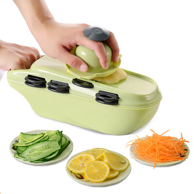 Beauty buckle home potato silk cutter kitchen supplies multi-function cutting vegetables radish silk potato slicer grater artifact Nordic green
Beauty buckle home potato silk cutter kitchen supplies multi-function cutting vegetables radish silk potato slicer grater artifact Nordic green