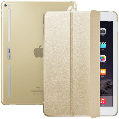 ESR) Apple iPad Pro 12.9 inch case / shell light and thin anti-fall soft frame three fold stent dormant leather gloves Yue Yue color series of clear blue
ESR) Apple iPad Pro 12.9 inch case / shell light and thin anti-fall soft frame three fold stent dormant leather gloves Yue Yue color series of clear blue