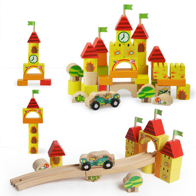 Te Bo children (topbright) TAUNO 84 large particles city fight pieces of wood toys wooden assembly children's toys
Te Bo children (topbright) TAUNO 84 large particles city fight pieces of wood toys wooden assembly children's toys