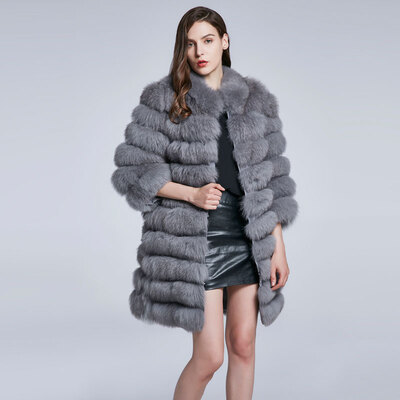 Fox Fur Coat Natural Fur Coat Real Fur Coat Winter Woman Jacket Length Can Change Warm Stripe Stitching 2018 New Discount Sale
Fox Fur Coat Natural Fur Coat Real Fur Coat Winter Woman Jacket Length Can Change Warm Stripe Stitching 2018 New Discount Sale