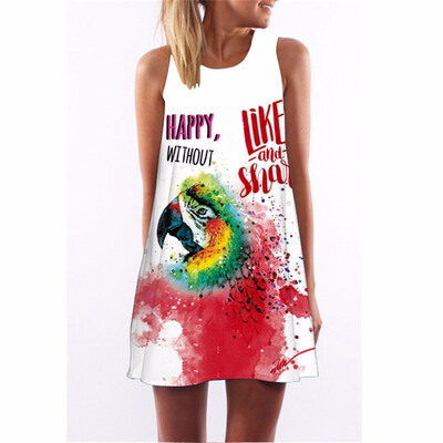 Chiffon Summer Dress Floral Print Boho Dresses For Women Casual Beach Sleeveless Sundress
Chiffon Summer Dress Floral Print Boho Dresses For Women Casual Beach Sleeveless Sundress