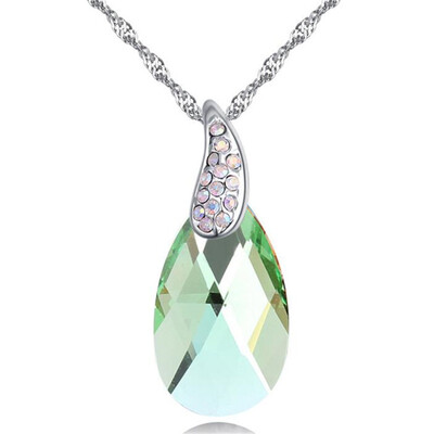High Quality Water Drop Pendant Women Jewelry Blue Crystal from Austrian Necklace White Gold Plated Fashion Gift 27255
High Quality Water Drop Pendant Women Jewelry Blue Crystal from Austrian Necklace White Gold Plated Fashion Gift 27255