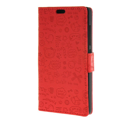 MOONCASE Lovely pattern Leather Card Wallet Slot Bracket Back Case Cover for Nokia Lumia 540 N540 Red
MOONCASE Lovely pattern Leather Card Wallet Slot Bracket Back Case Cover for Nokia Lumia 540 N540 Red