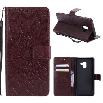 MOONCASE Samsung Galaxy A8 2018 Wallet CaseSun Flower Pattern Embossed PU Leather Magnetic Flip Cover Card Holders - Brown
MOONCASE Samsung Galaxy A8 2018 Wallet CaseSun Flower Pattern Embossed PU Leather Magnetic Flip Cover Card Holders - Brown