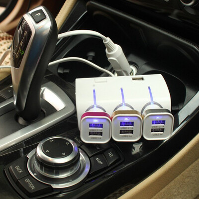 1.2 двойной USB Автомобильное зарядное устройство постоянного тока с 3-х полосная Мульти гнездо автомобильного прикуривателя
1.2 двойной USB Автомобильное зарядное устройство постоянного тока с 3-х полосная Мульти гнездо автомобильного прикуривателя