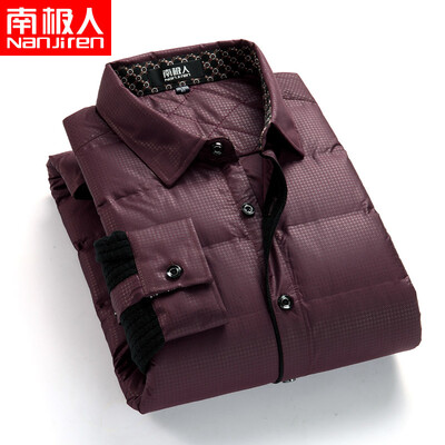 Antarctic long-sleeved down warm shirt mens autumn&winter casual middle-aged large size mens sanding loose mens shirt wine red 40 L
Antarctic long-sleeved down warm shirt mens autumn&winter casual middle-aged large size mens sanding loose mens shirt wine red 40 L