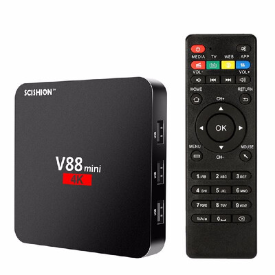SCISHION V88 Mini Smart Android TV Box Android 60 Rockchip 3229 Quad Core UHD 4K VP9 H265 Mini PC 1G 8G DLNA WiFi LAN HD Media
SCISHION V88 Mini Smart Android TV Box Android 60 Rockchip 3229 Quad Core UHD 4K VP9 H265 Mini PC 1G 8G DLNA WiFi LAN HD Media