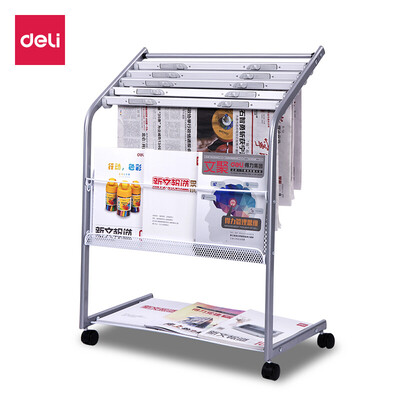 Deli deli six-layer aluminum alloy clip newspaper rack newspaper rack magazine display rack 635360875mm 9302
Deli deli six-layer aluminum alloy clip newspaper rack newspaper rack magazine display rack 635360875mm 9302