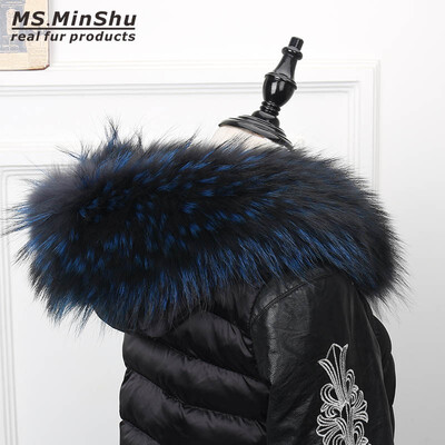 MSMinShu Big Fur Collar Genuine Raccoon Fur Hood Trim Scarf Black Color Hoodie Fur Trim Fox Fur Collar Scarf Custom Made
MSMinShu Big Fur Collar Genuine Raccoon Fur Hood Trim Scarf Black Color Hoodie Fur Trim Fox Fur Collar Scarf Custom Made