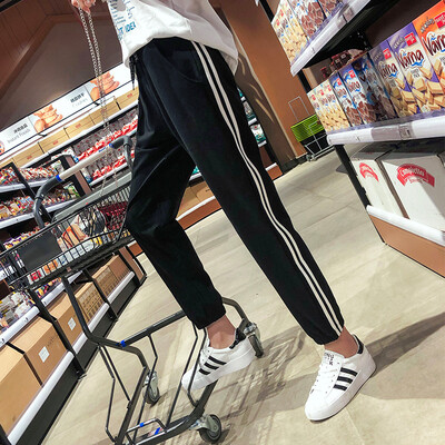JOY OF JOY 2018 autumn new sports pants female students Korean version of the loose Harajuku bf nine points wild ins beam foot leisure harem pants JWKX187131 black S
JOY OF JOY 2018 autumn new sports pants female students Korean version of the loose Harajuku bf nine points wild ins beam foot leisure harem pants JWKX187131 black S