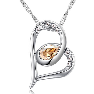 Love Heart Necklaces Pendants With High Quality Crystals from Swa Elements For Women Birthday Gift Wedding Jewelry 26640
Love Heart Necklaces Pendants With High Quality Crystals from Swa Elements For Women Birthday Gift Wedding Jewelry 26640