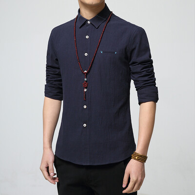 2016 New Spring Fashion Brand Men Clothes Slim Fit Men Long Sleeve Shirt Men Solid Cotton Casual Men Shirt Social Plus Size
2016 New Spring Fashion Brand Men Clothes Slim Fit Men Long Sleeve Shirt Men Solid Cotton Casual Men Shirt Social Plus Size