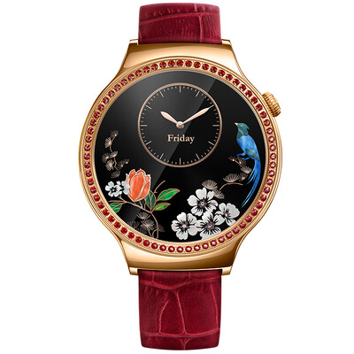 HUAWEI WATCH Smart Watch Xingyue Series (Swarovski Natural Gem Red) Многодисковый музыкальный плеер WeChat оплачивает Bluetooth-звонок розовое золото
HUAWEI WATCH Smart Watch Xingyue Series (Swarovski Natural Gem Red) Многодисковый музыкальный плеер WeChat оплачивает Bluetooth-звонок розовое золото