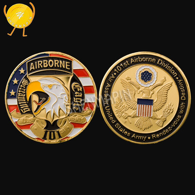 American 101st Airborne Division Commemorative Coin Flying Eagle Challenge Gold Coin Art Collection Exquisite Silver Coins Gift
American 101st Airborne Division Commemorative Coin Flying Eagle Challenge Gold Coin Art Collection Exquisite Silver Coins Gift