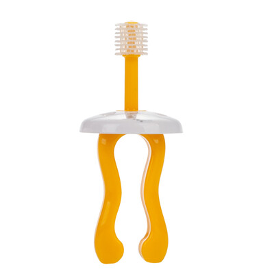 MDB baby toothbrush 360 degree anti-jaw U-handle child baby soft hair training toothbrush yellow
MDB baby toothbrush 360 degree anti-jaw U-handle child baby soft hair training toothbrush yellow