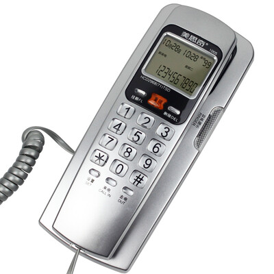 Misi MSQ 1005 rope can be a single key redial telephone anti-lightning / anti-interference / desktop wall dual-use telephone (silver
Misi MSQ 1005 rope can be a single key redial telephone anti-lightning / anti-interference / desktop wall dual-use telephone (silver