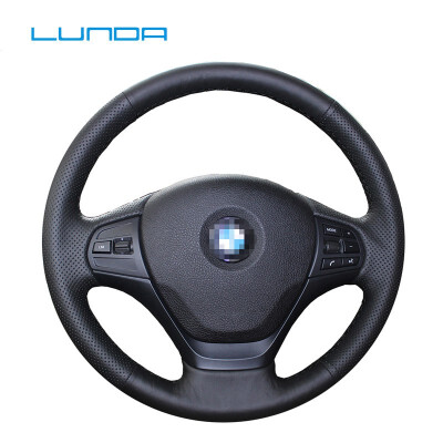 LUNDA Black Leather Car Steering Wheel Cover for BMW 3Series5Series E36 E39 E46 X5 Hand-stitched steering wheel cover
LUNDA Black Leather Car Steering Wheel Cover for BMW 3Series5Series E36 E39 E46 X5 Hand-stitched steering wheel cover