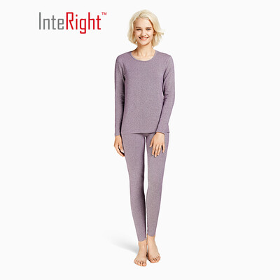 INTERIGHT thermal underwear female velvet stretch cotton medium thick warm suit female khaki
INTERIGHT thermal underwear female velvet stretch cotton medium thick warm suit female khaki