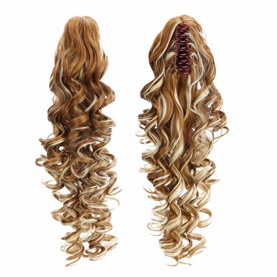 18" Curly Synthetic Ponytail Wig Hair Extensions Claw On Hairpiece Long Deep Wave Clip In Ponytail Hair Extension Heat Resistant
18" Curly Synthetic Ponytail Wig Hair Extensions Claw On Hairpiece Long Deep Wave Clip In Ponytail Hair Extension Heat Resistant