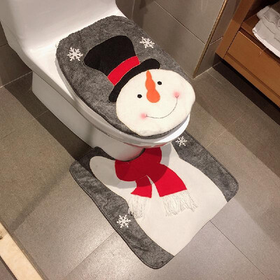 2pcsset Christmas Bathroom Decorations Toilet Seat Cover U-shaped Rug Set Christmas Ornaments--Reindeer
2pcsset Christmas Bathroom Decorations Toilet Seat Cover U-shaped Rug Set Christmas Ornaments--Reindeer