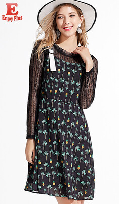XL XXL 3XL 4XL 5XL plus size elegant new autumn 2018 women dress long sleeve big size black print lace hollow out midi office
XL XXL 3XL 4XL 5XL plus size elegant new autumn 2018 women dress long sleeve big size black print lace hollow out midi office