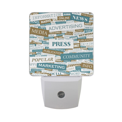 ALAZA LED Night Light With Smart Dusk To Dawn SensorHandmade ABC Collage Plug In Night Light
ALAZA LED Night Light With Smart Dusk To Dawn SensorHandmade ABC Collage Plug In Night Light