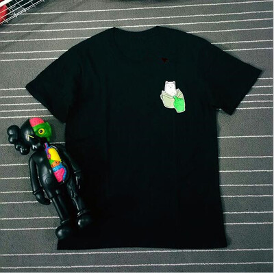 Harajuku Exo new Hong Kong Fashion Pocket Harajuku Wildcat Lovers Women Wear Short-Sleeved T-shirt
Harajuku Exo new Hong Kong Fashion Pocket Harajuku Wildcat Lovers Women Wear Short-Sleeved T-shirt