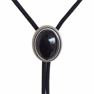 New JEANS FRIEND Original Nature Black Obsidian Stone Oval Wedding Bolo Tie Necklace
New JEANS FRIEND Original Nature Black Obsidian Stone Oval Wedding Bolo Tie Necklace