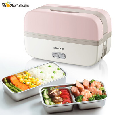 Bear electric lunch box double 304 stainless steel liner cooking plug electric rice cooker heating lunch box vacuum pink DFH-B10J2
Bear electric lunch box double 304 stainless steel liner cooking plug electric rice cooker heating lunch box vacuum pink DFH-B10J2