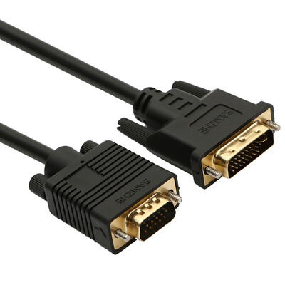 Shanze SAMZHE DVG-30 DVI24 5 revolution VGA public gold version of the two-way conversion cable VGA to DVI computer monitor cable 3 meters
Shanze SAMZHE DVG-30 DVI24 5 revolution VGA public gold version of the two-way conversion cable VGA to DVI computer monitor cable 3 meters