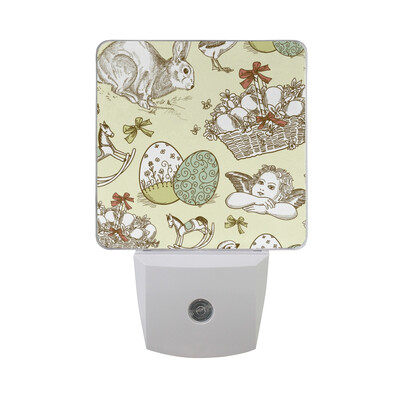 ALAZA LED Night Light With Smart Dusk To Dawn SensorHappy Easter With Painted Eggs Plug In Night Light
ALAZA LED Night Light With Smart Dusk To Dawn SensorHappy Easter With Painted Eggs Plug In Night Light