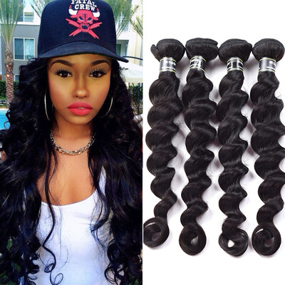 Unprocessed 7A Malaysian Virgin Hair 4 Bundles Loose Wave Hair Nice Loose Wave Bundles Double Weft Excellent Quality
Unprocessed 7A Malaysian Virgin Hair 4 Bundles Loose Wave Hair Nice Loose Wave Bundles Double Weft Excellent Quality