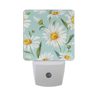 ALAZA LED Night Light With Smart Dusk To Dawn SensorDaisy Hand Drawn Plant Flowers Green Plug In Night Light
ALAZA LED Night Light With Smart Dusk To Dawn SensorDaisy Hand Drawn Plant Flowers Green Plug In Night Light