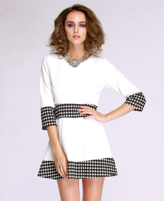 New Fashion Womens Long Sleeve Grid Pattern Patchwork Elegant Casual Work Party Dress
New Fashion Womens Long Sleeve Grid Pattern Patchwork Elegant Casual Work Party Dress