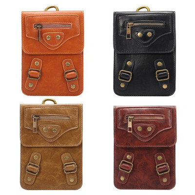 Fashion Personality Leisure Belt Waist Bag Men PU Leather Phone Flip Wallet Travel Waist Pack Case For 60inch Cell Phone
Fashion Personality Leisure Belt Waist Bag Men PU Leather Phone Flip Wallet Travel Waist Pack Case For 60inch Cell Phone