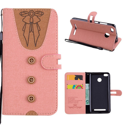 MOONCASE Millet red rice 3S stitching embossed womens leather case - powder
MOONCASE Millet red rice 3S stitching embossed womens leather case - powder