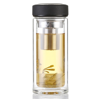 【Jingdong Supermarket】 Jieya Jie glass cup (350ml) double-layer tea with tea leakage heat-resistant glass office cup 5208-350
【Jingdong Supermarket】 Jieya Jie glass cup (350ml) double-layer tea with tea leakage heat-resistant glass office cup 5208-350