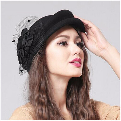 2018 New Lady Fashion Fedoras Hat Women Party Beret Hat Girls Elegant Wool Cap Female British Fisherman Hat Headwear B-1910
2018 New Lady Fashion Fedoras Hat Women Party Beret Hat Girls Elegant Wool Cap Female British Fisherman Hat Headwear B-1910