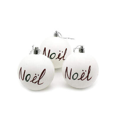 3Pcs Christmas Balls Baubles Home Party Supplies Xmas Tree Decorations Matte White Balls Christmas Tree Hanging Ornament Decor
3Pcs Christmas Balls Baubles Home Party Supplies Xmas Tree Decorations Matte White Balls Christmas Tree Hanging Ornament Decor