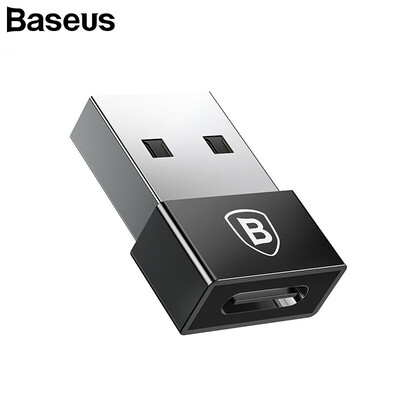 Baseus USB Male to Type C Female Cable OTG AdapterMini cable adapter for Cpmputer Android Phone Daily Data cable adater
Baseus USB Male to Type C Female Cable OTG AdapterMini cable adapter for Cpmputer Android Phone Daily Data cable adater
